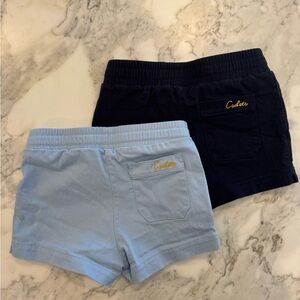 Cadets Boys Twill Shorts - Light Blue and Navy